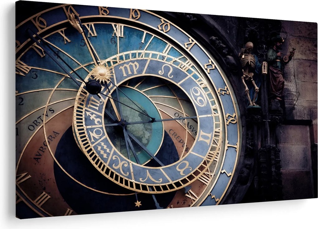 Obraz - Orloj, Praha (90x60 cm)