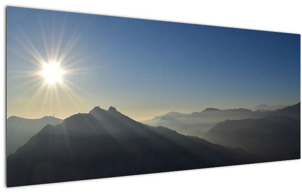 Obraz - Nad vrchol hôr (120x50 cm)