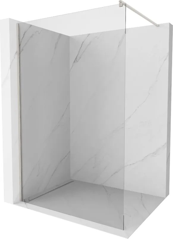 Mexen Kioto, sprchová zásteny typ Walk-In 90 x 200 cm, 8mm číre sklo, oceľová, 800-090-101-97-00