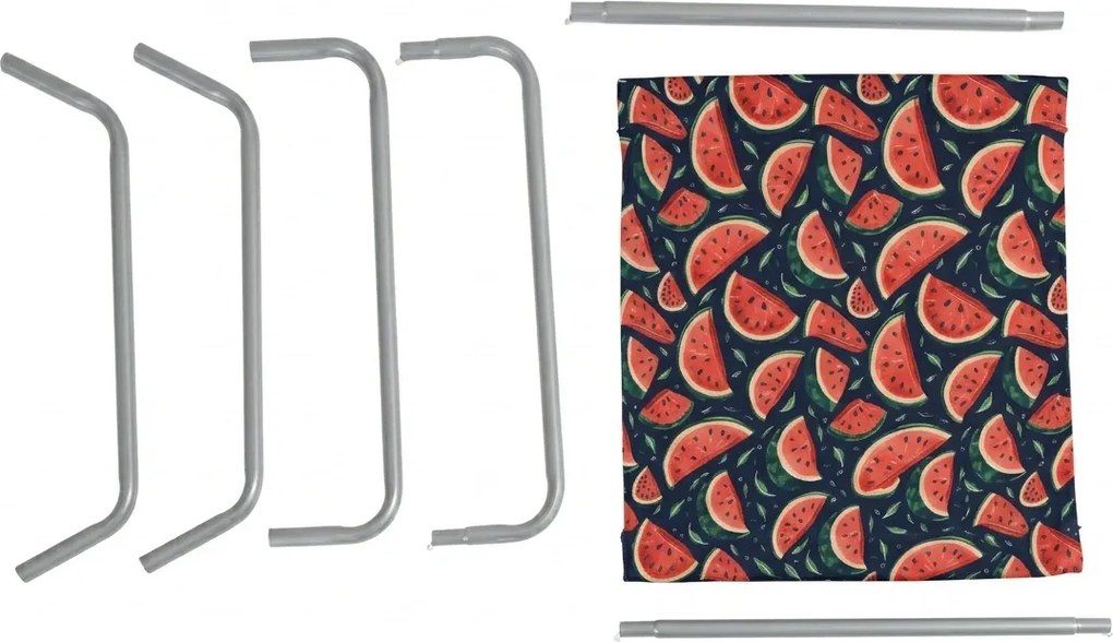 Skladacie plážové lehátko SAND MELON, farebné