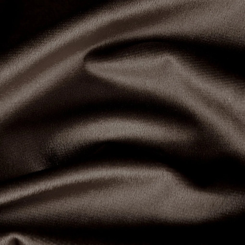 ZATEMŇOVACÍ ZÁVES NA KRÚŽKOCH MELANIE 140X250 CM TMAVOHNEDÁ
