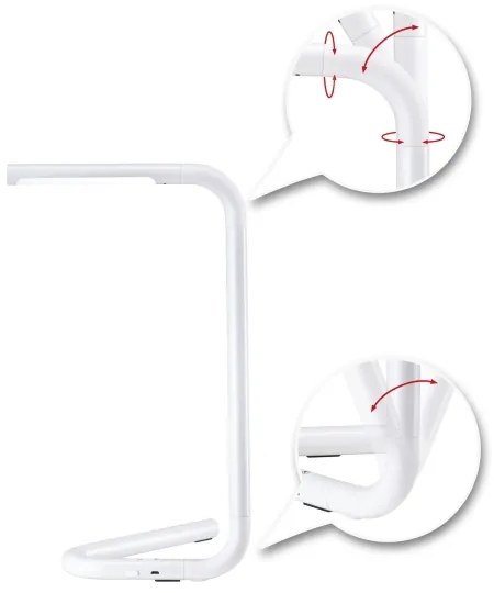 Paulmann 95423 - LED/4,5W Stmievateľná dotyková stolná lampa FLEXLINK 5V/USB biela