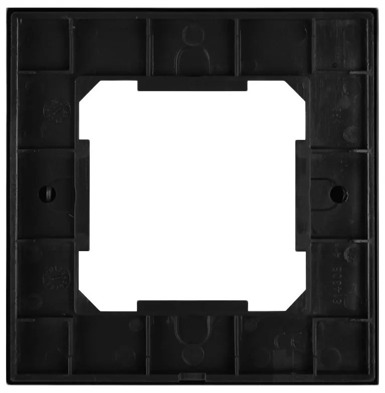 Elhard Sklenený jednoduchý rámček Royal Glass Elegant, čierny YE3101B