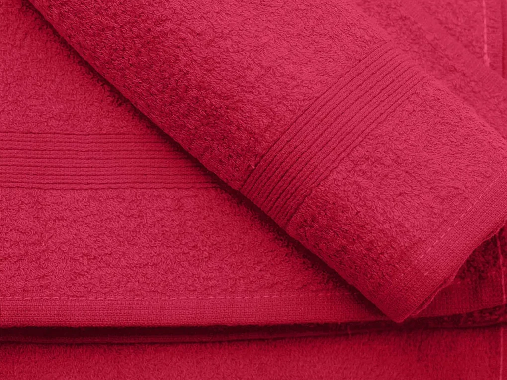 Uterák ELEGANZA 50x100 cm vínový, 100% bavlna