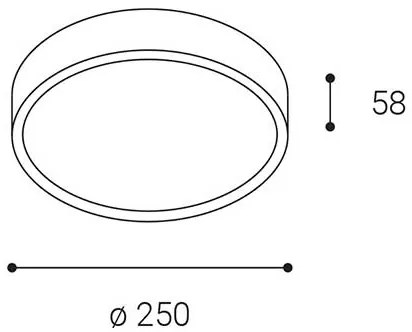 LED2 MIRA 25, B DIM 18W 3CCT 3000K/4000K/5700K 1234253D