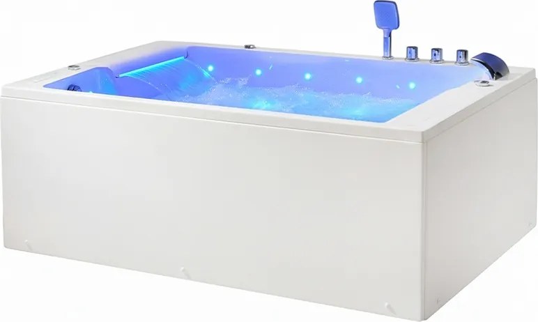 BPS-koupelny Hydromasážna vaňa HYD-GL8410 180x120 s ohrevom vody