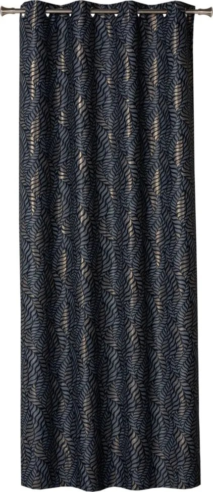 Záves Alloro 140x260 cm čierny