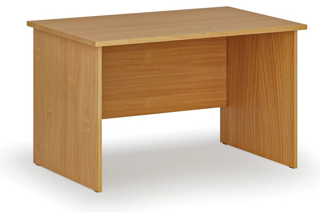 Kancelársky písací stôl PRIMO WOOD, 120x80 cm, buk