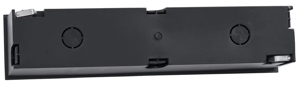 Moderné zapustené nástenné svietidlo čierne 28 cm vrátane LED IP65 - Mert