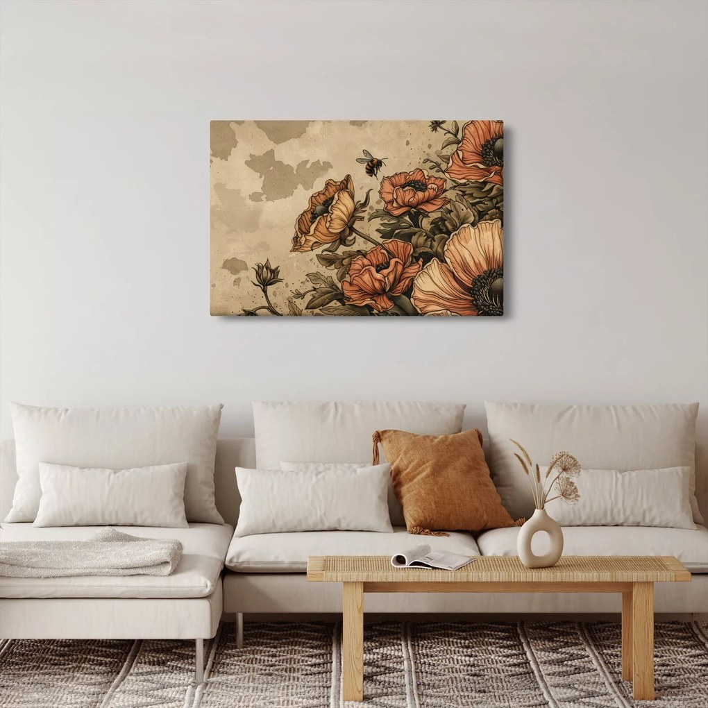 Obraz - Včelia lúka II. (90x60 cm)