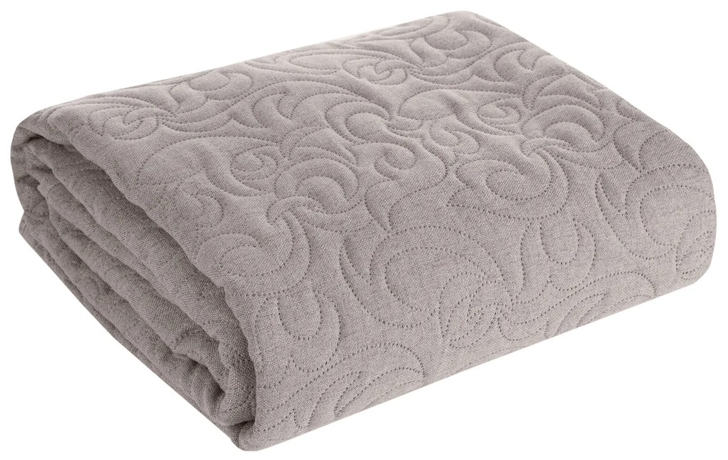 PREHOZ NA POSTEĽ LEN4 170X210 CM SIVÝ