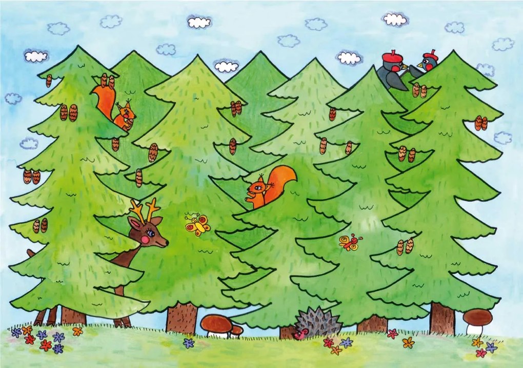 MARIONETINO Bábky a kulisy k rozprávke Červená Čiapočka