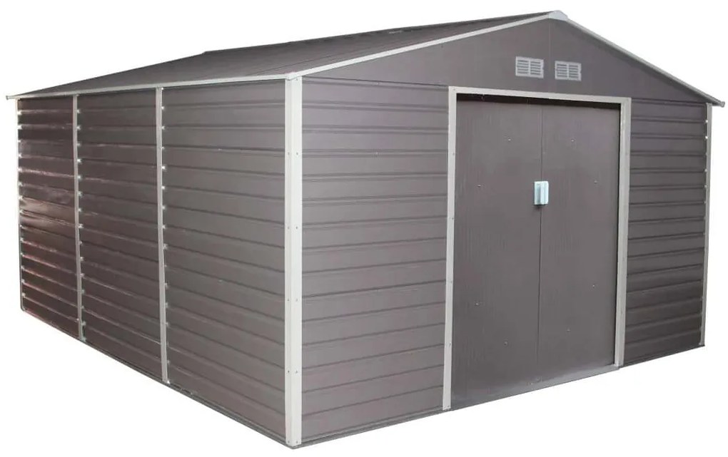 Záhradný domček G21- 340 x 382 cm, šedý