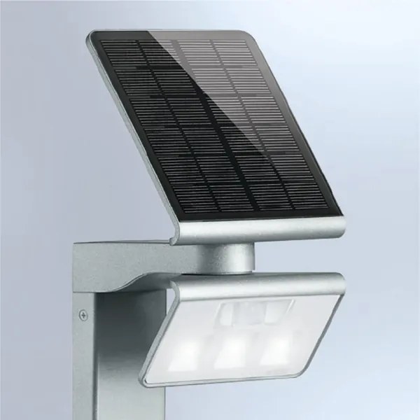 STEINEL 671211 - Solárny senzorový LED reflektor XSolar GLS 0,5W/LED IP44