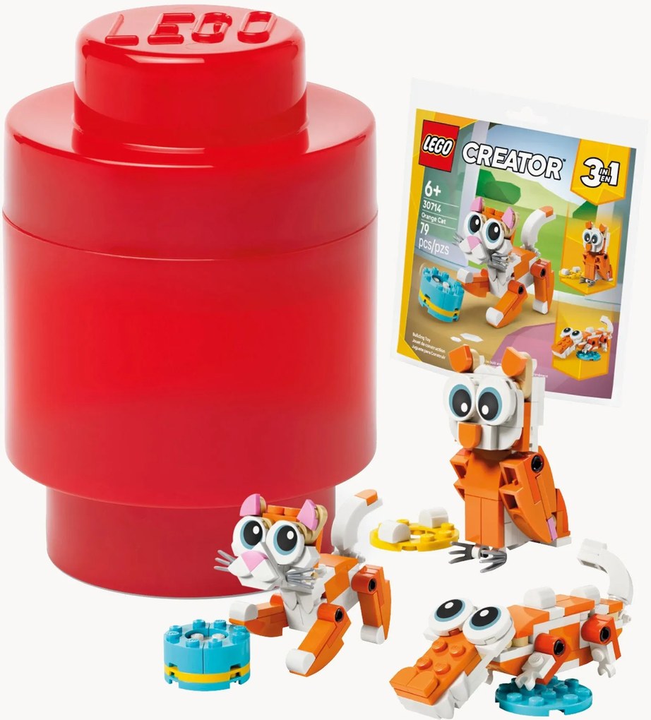 Detská úložná škatuľa a mini'súprava hračiek Creator, 2 ks