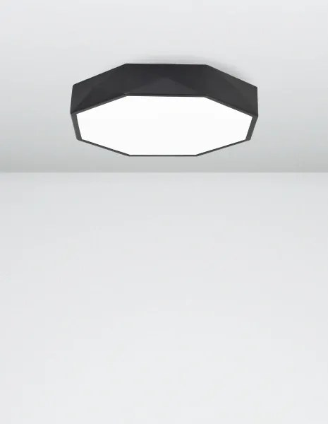 LED stropné svietidlo Eben 40 čierne
