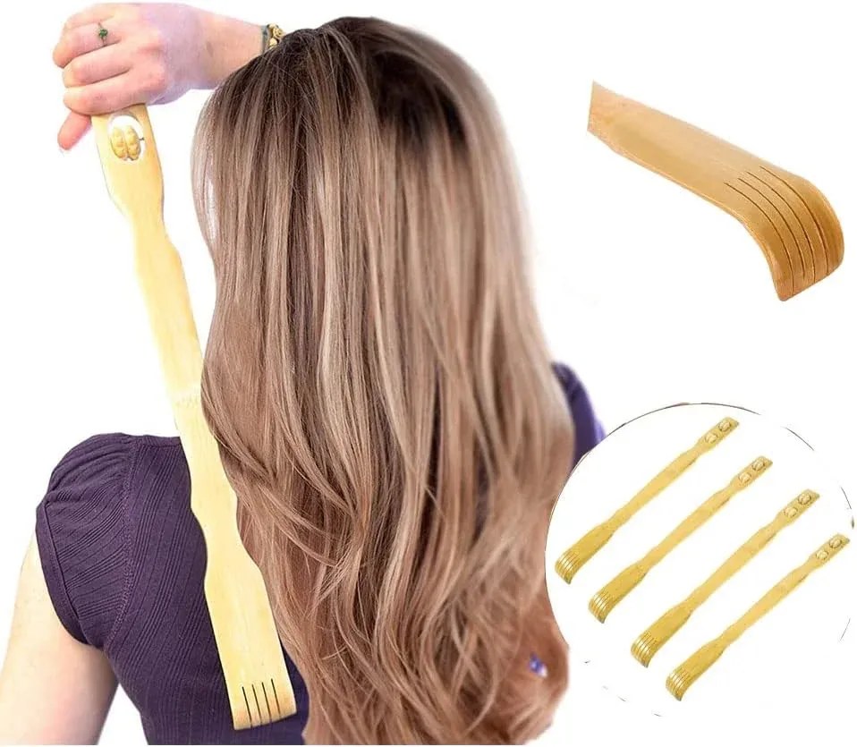 Primizima Masážne bambusové škrabadlo na chrbát - 46 cm