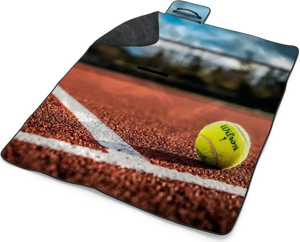 Sablio Plážová deka Tenis: 200x140 cm