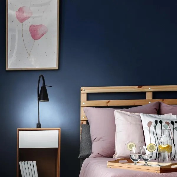 Briloner 2080-015 - LED Nástenná lampa COMFORT LIGHT 1xGU10/5W/230V čierna