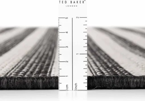 Koberec Ted Baker Haringey Woodfield čierny / biely ovál