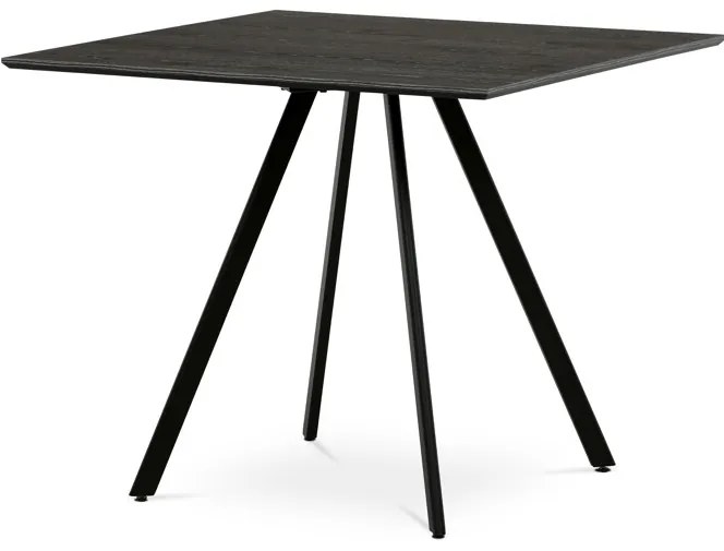 Autronic BONTEC Jedálenský stôl 90x90cm, lamino, sivý dub, HT-R5190 GREY Farba: Hnedá