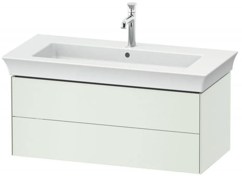 DURAVIT White Tulip závesná skrinka pod umývadlo, 2 zásuvky, 984 x 458 x 410 mm, biela matná, WT434203636