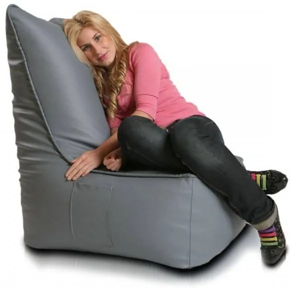 INTERMEDIC SK INTERMEDIC Sedací Vak Elegant, 350L Farba: E15 - Sivá tmavá (Ekokoža)