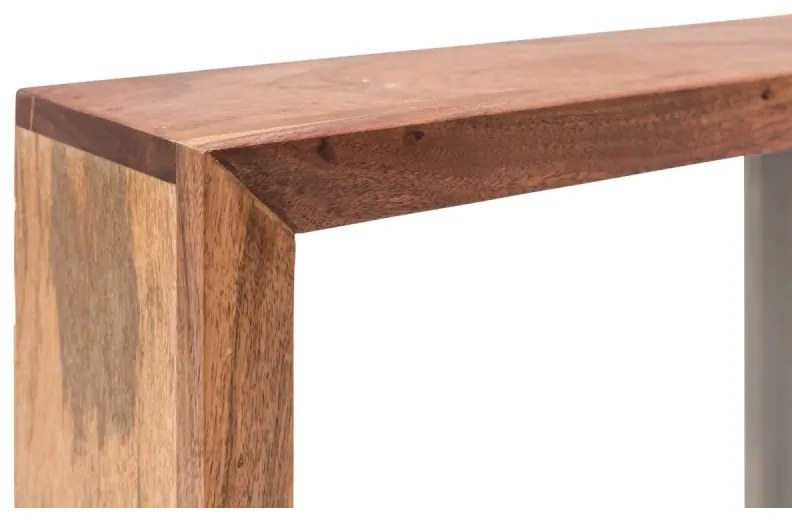 furniture-nabytek.cz - Masívne kúpeľňové zrkadlo Sydney z akácie, lakované, hnedé – 56×18×65 cm