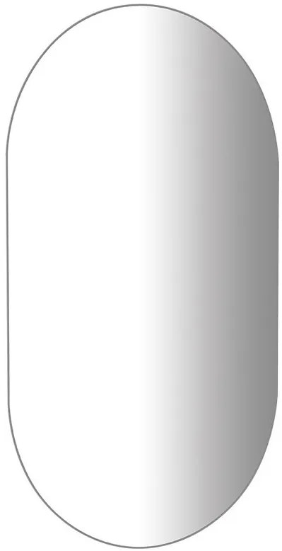 Aqualine Aqualine, Zrkadlo 40x70cm, ovál, bez uchytenia, 22503