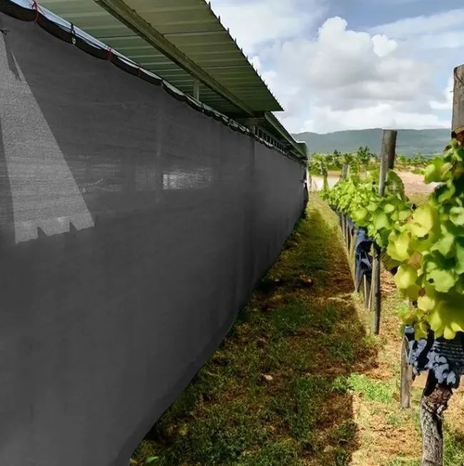 Balkónový / plotový kryt 2,5x5m, sivý