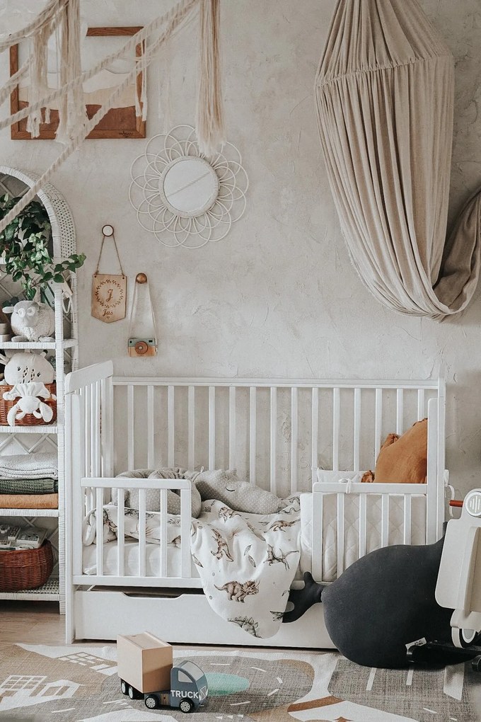 WO Detská postieľka Classic Cot 120x60 Variant úložný box: Bez úložného boxu
