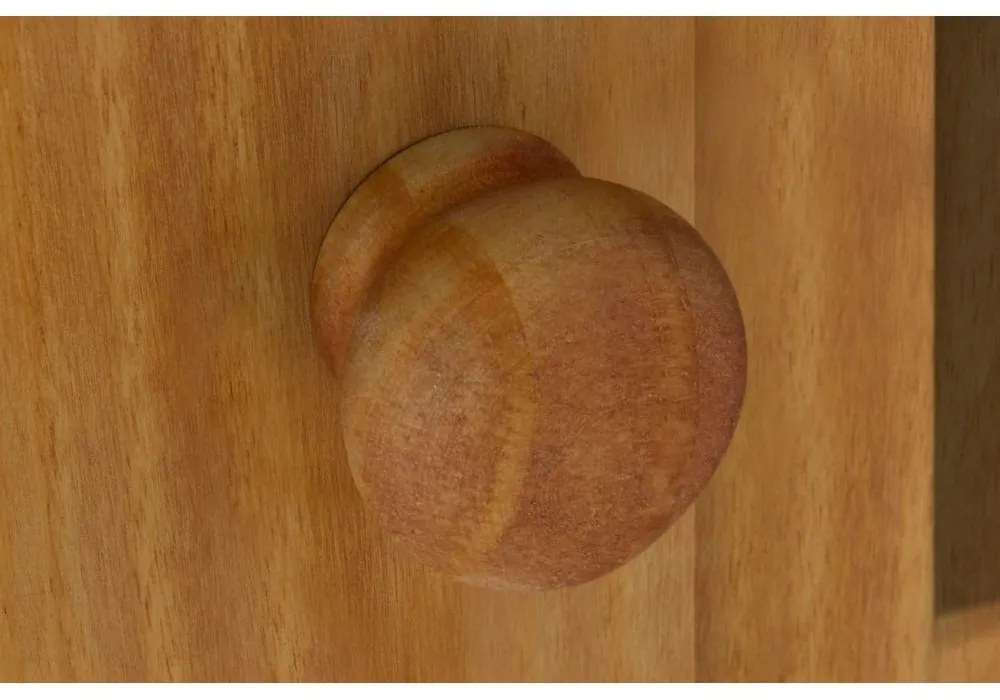 Skrinka z borovicového dreva v prírodnej farbe 90x90 cm Bertram – Støraa