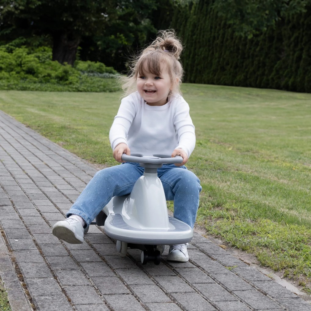Kidwell ROLLO šedé balančné odrážadlo s LED kolieskami, nosnosť 100 kg