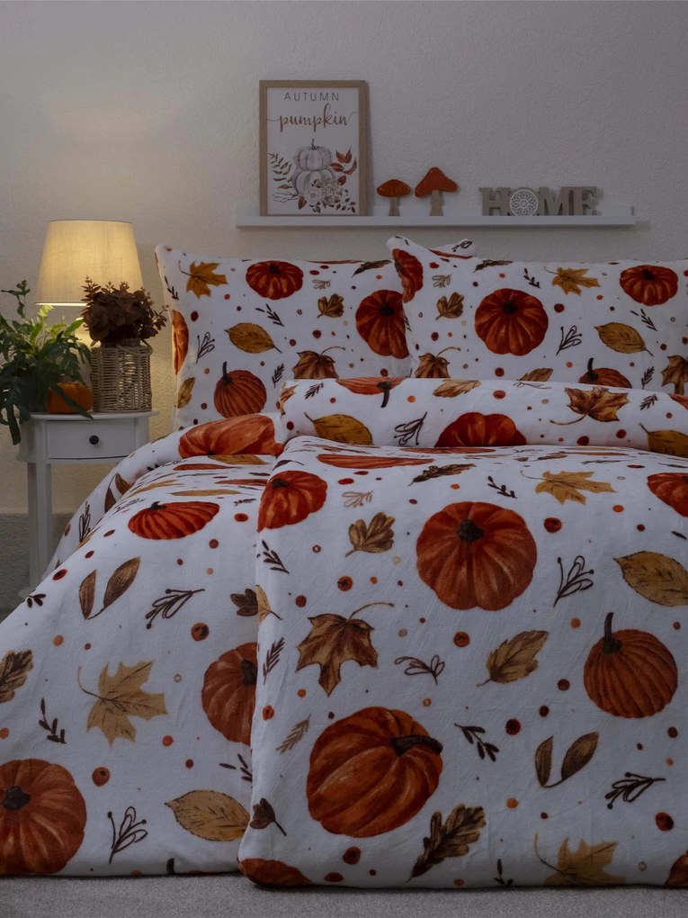 Francúzske obliečky mikroplyš Exclusive – Jesenná nálada 220 × 200 cm, 2ks 70 x 90 cm