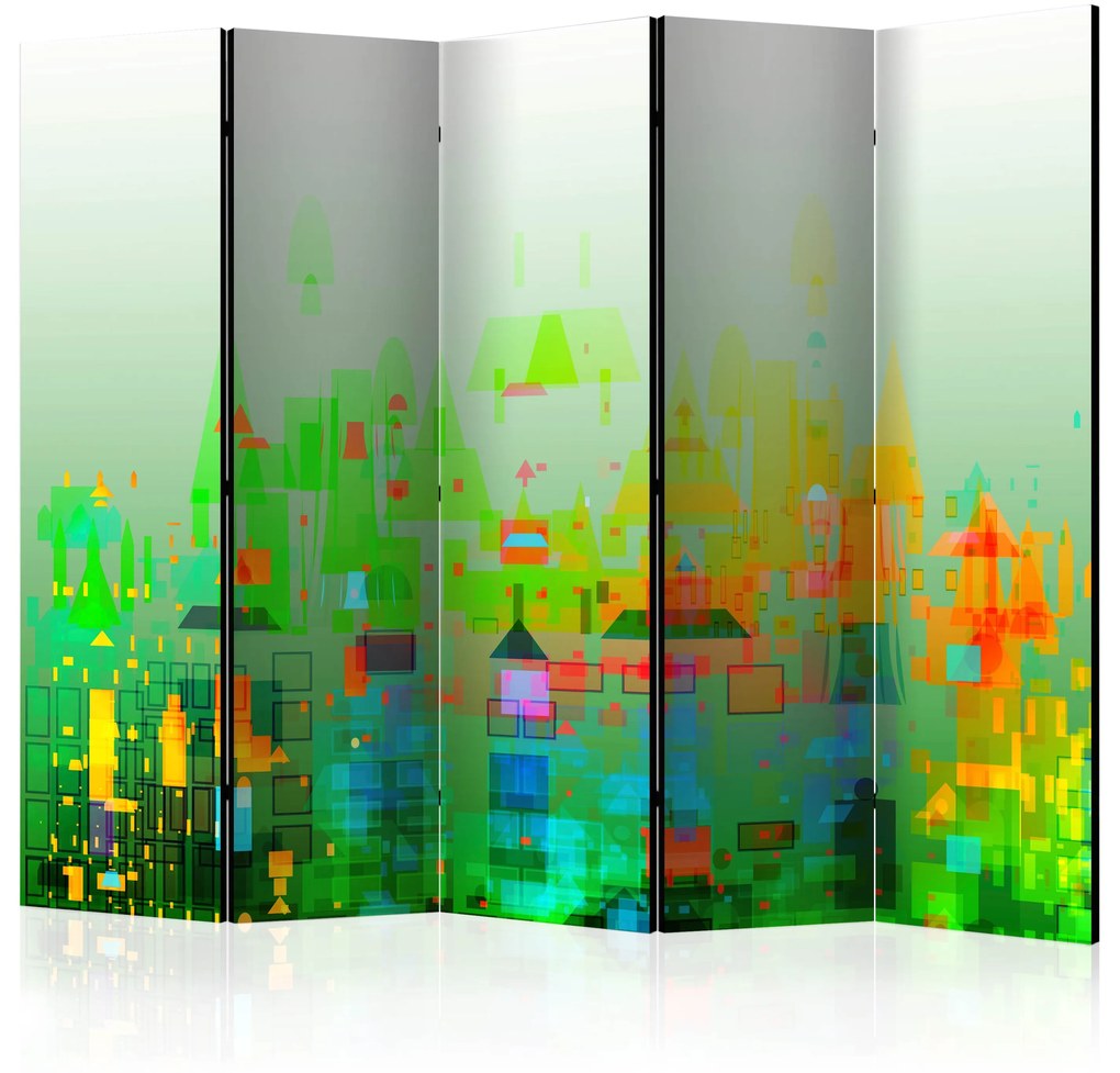 Artgeist Paraván - Abstract City II [Room Dividers]