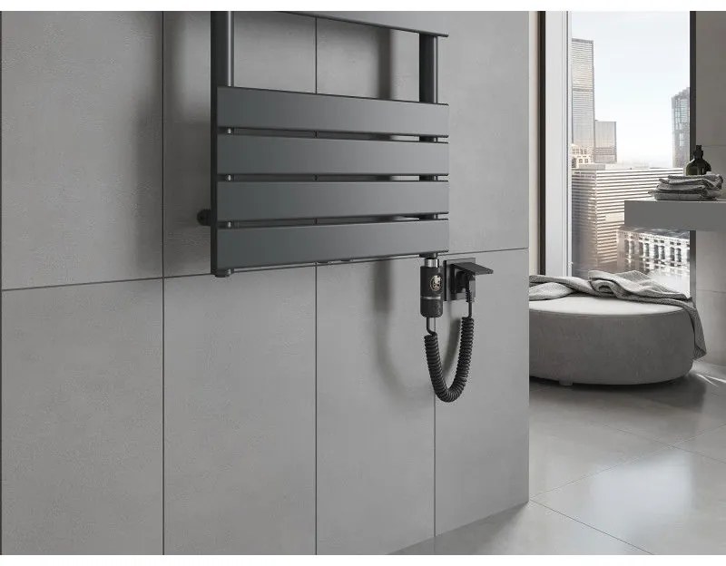 Mexen Ceres, elektrické vykurovacie teleso 1200 x 500 mm, 600 W, antracitová, W111-1200-500-2600-66