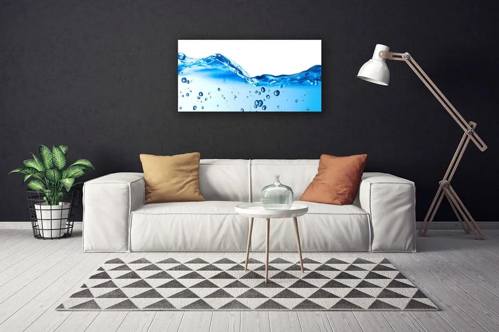 Obraz Canvas Voda umenie 125x50 cm