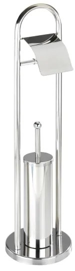WENKO 16993100 - WC súprava VASTO 22x81 cm nerez/strieborná