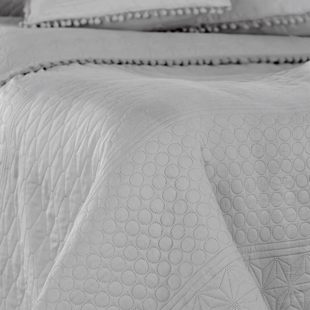 Prikrývka na posteľ AmeliaHome Meadore IV sivá