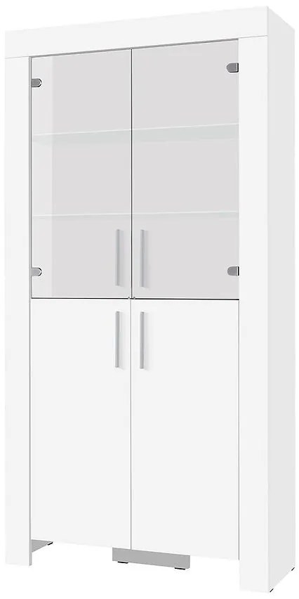 Vitrína Cezar 3 biela