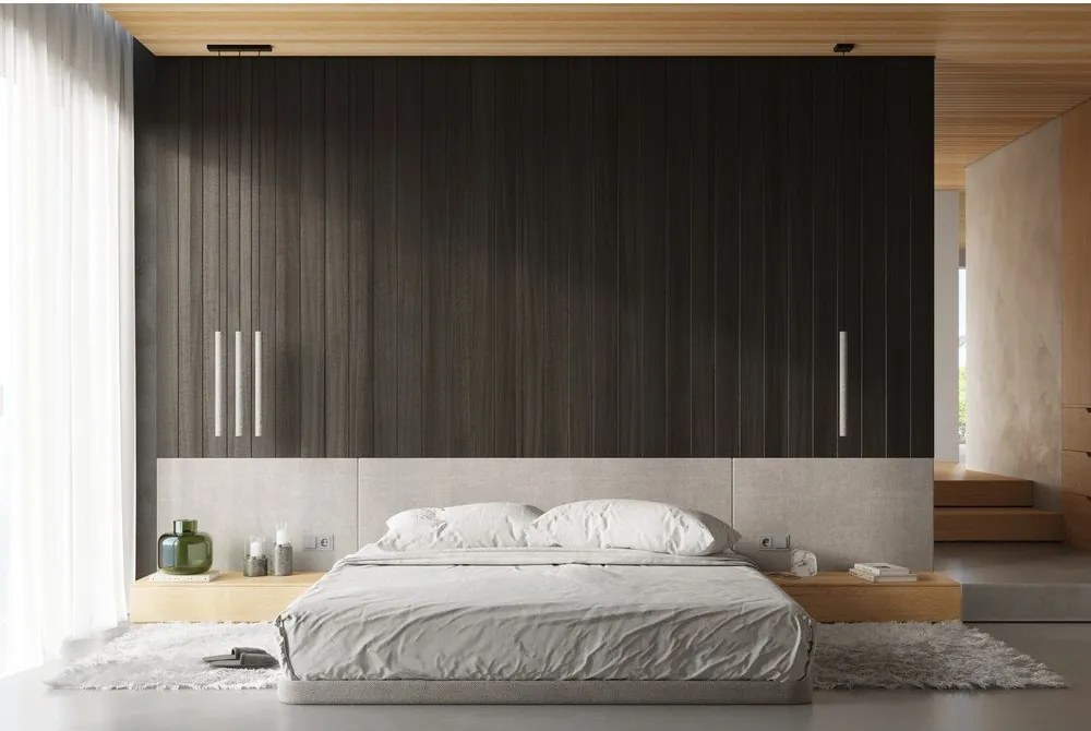 Sivé betónové závesné svietidlo Fideus – Sollux