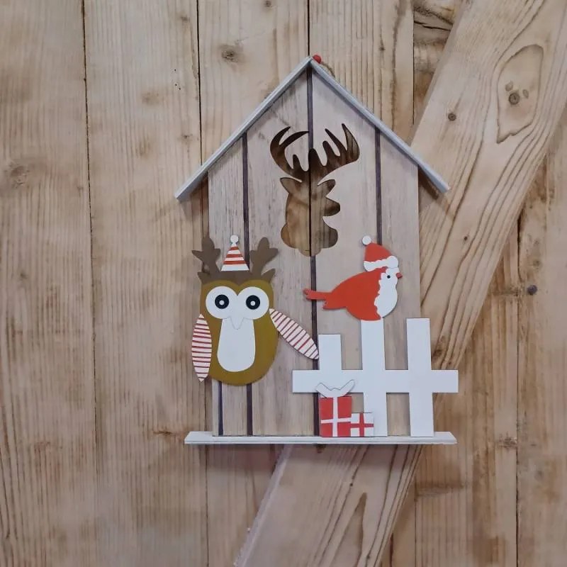 DECOLED Budka s jelenem, 40 cm