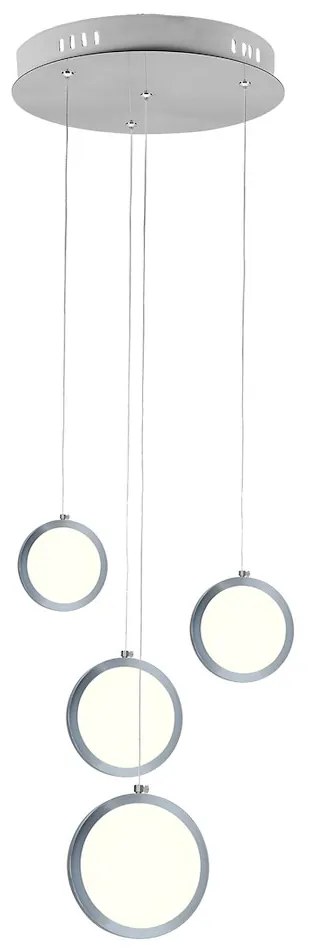 Závesné LED svietidlo Circolo, 1x LED 29w, 4000k, ch