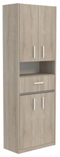 Koupelnová skříňka vysoká šířka 60 cm Seon Dub Sonoma