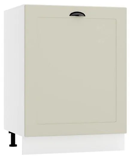 Kuchynská skrinka Adele D60ZL S/1 caffe mat/biela