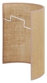 Duolla - Nástenné svietidlo YUTE 1xE27/15W/230V pr. 20 cm hnedá