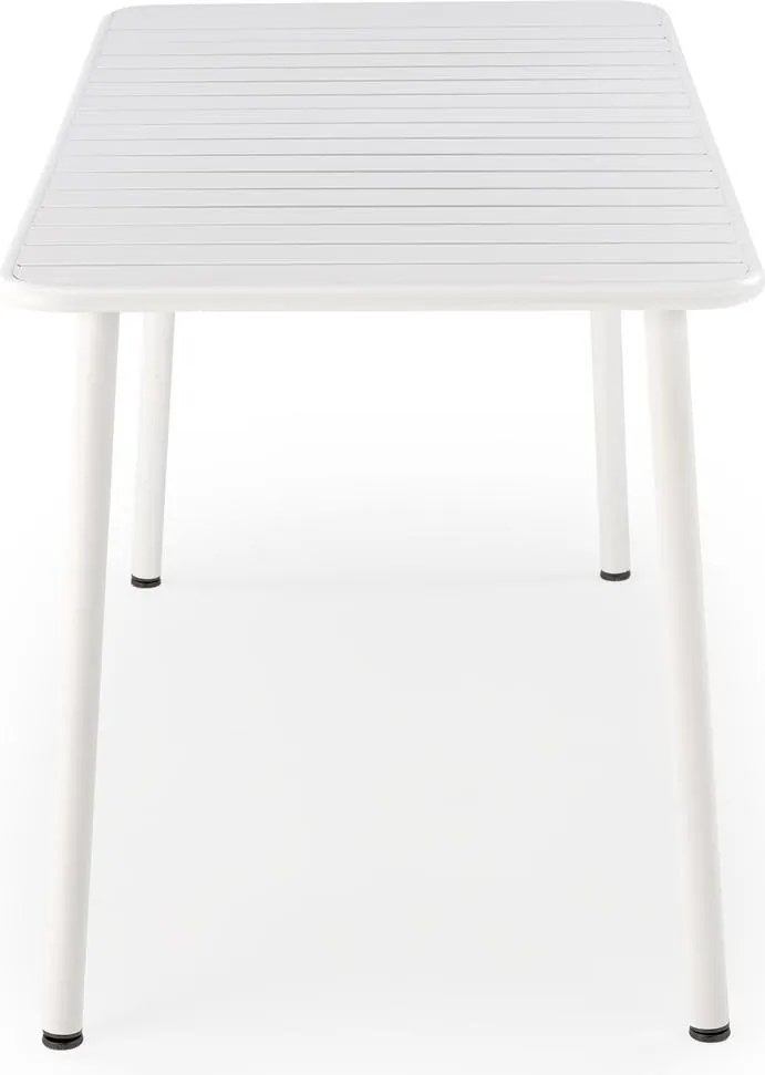 Kovový záhradný stôl Bosco 140 cm biely