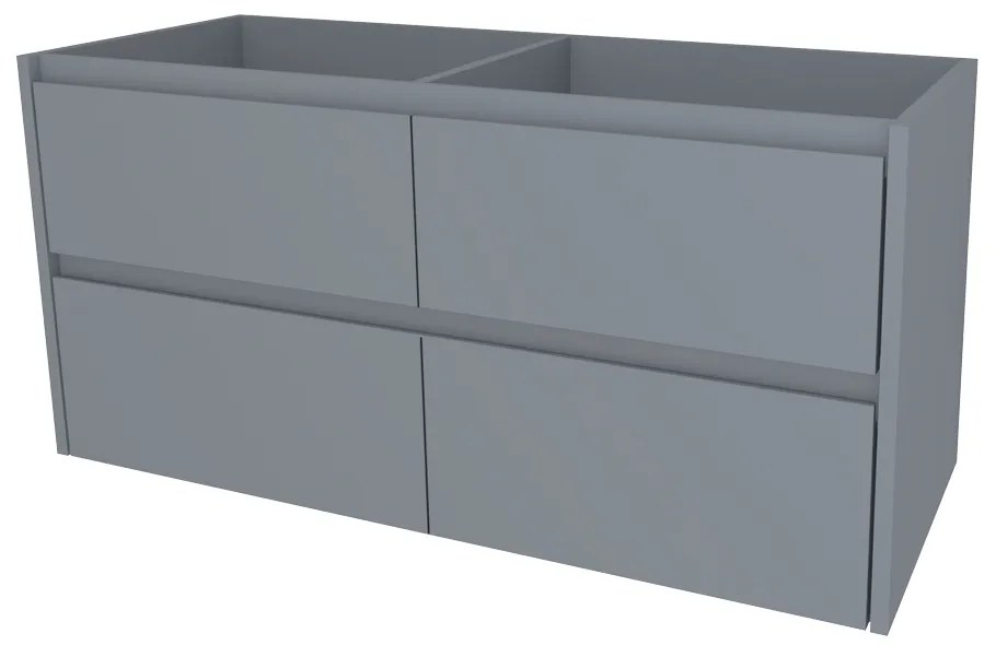 Mereo Opto, kúpeľňová skrinka 121 cm, Multidecor, Monumentálna sivá, MER-CN993SMSO1