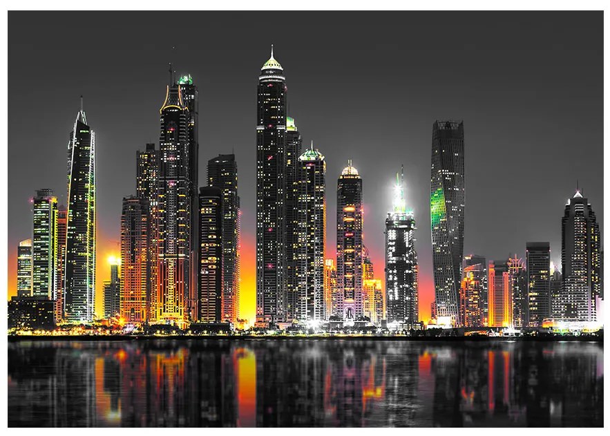 Artgeist Fototapeta - Desert City (Dubai) Veľkosť: 100x70, Verzia: Premium