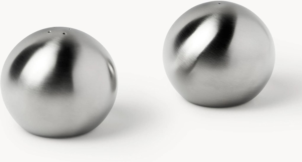 Kovová soľnička a korenička Polaris